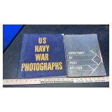 NAVY PHOTO BOOK, POST OFFICE DIRECTORY BOOK &