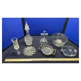 JOHN DEERE MATCH HOLDER, BOWLS & VASES