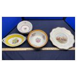 STAFFORDSHIRE ENGLANDBONE DISHES, & MISC. PLATES