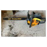 POULAN PRO 20' CHAINSAW & GAS CAN