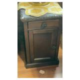 SIDE TABLE W/ ELECTRIC OUTLETS
