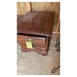 THREE DRAWER WOOD NIGHT STAND