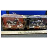 (8) 1:18 SCALE MODEL HARLEY DAVIDSONS