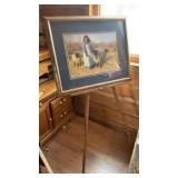 T. DUNCAN PRINT W/ EASEL