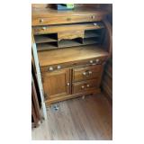 ROLL TOP DESK 34' W X 22'D X 42'T