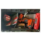 (2) TOOLBOX W/ DRILL, BITS, MISC TOOLS & STRAPS