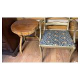 LOG SIDE TABLE & CHAIR