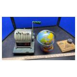 GLOBE, ADDING MACHINE, POKER CHIPS & MORE