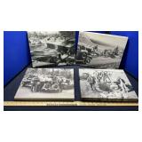 (5) U.S. FOREST SERVICE CANVAS WALL HANGINGS