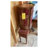 (2) WOOD SIDE TABLES
