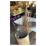 FISHING POLES, CANE, CLUB REEL & COOLER MEDIA