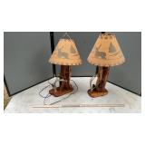 PAIR OF TABLE LAMPS