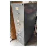 FILING CABINET WITH CONTENTS