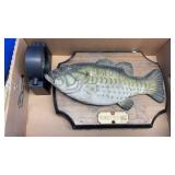 CRAFTSMAN SHOP CLOCK, BILLY BASS & MISC.