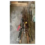 ASSORTED FISHING POLES