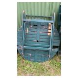 FOLDING PATIO TABLE & FOUR CHAIRS