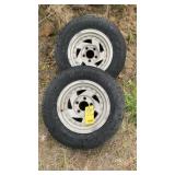 (2) WHEELS SIZE P215/75R15