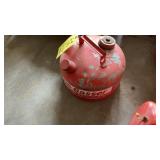 (2) GAS CANS & PORTABLE AIR TANK