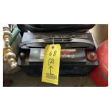 12 VOLT BATTERY & MOTORCYCLE BOX