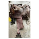 CUSTOM MADE BY BUFFALO SADDLERY 14.5' SADDLE