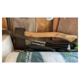 HATCHET, SNOW SCRAPERS, BRUSHES AND MORE