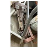 (2) WAGON BOLSTER STAKES, JACK STAND & MORE