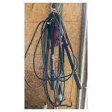 WORK LIGHT, EXT. CORD JUMPER CABLES & LOPPERS