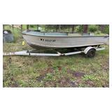 SYLVAN 14' BOAT & TRAILER