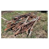 (90+/-) T-POSTS  5' LONG