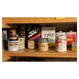 WOOD STAIN, ACETONE, WOOD FILLER & MISC