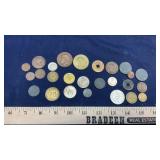 ASSORTED FOREIGN COINS