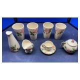 PRANGISCAR HAND DECORATED CHINA SET