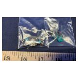 (2) TURQUOISE EARRINGS