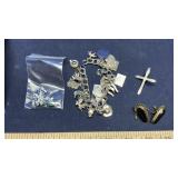 .925 SILVER BRACELET, CHARM BRACELET -