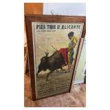(2) FRAMED BULLFIGHTING POSTERS