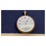 HAMPDEN WATCH CO. POCKET WATCH 17 JEWELS