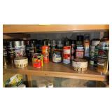 ASSORTED SPRAY PAINT & THINNER