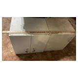 (2) METAL WHITE CABINETS