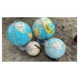 (4) CLASSROOM GLOBES