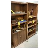 (3) BOOK SHELVES