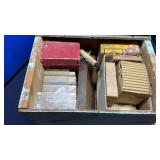 WOOD BOX W/ EASTMAN LANTERN SLIDE PLATES
