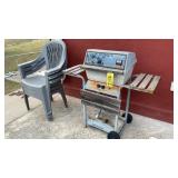 SUNBEAM BRAND LP BBQ GRILL & CHAIRS