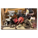 BENCH VISES, HAND GRINDERS, PIPE WRENCHES &