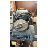 ELECTRIC SHOP MADE GRINDER W/ STAND