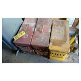 (3) METAL AMMO CANS