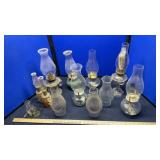 ASSORTED OIL LAMPS