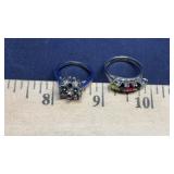 18K H.G.E. RING & 14K RING
