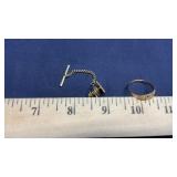 BLACK HILLS GOLD 10K RING & TIE TACK PIN