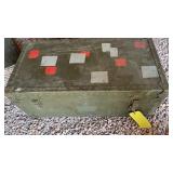 (2) MILITARY FOOT LOCKERS