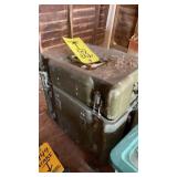 MILITARY CASE & FIRE CRACKERS